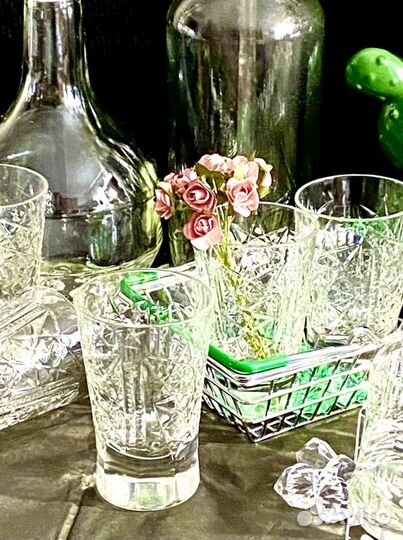 Хрустальные стаканы, бокалы, стопки из СССР