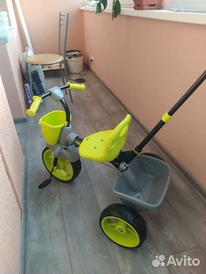 Детский велосипед с родительской ручкой