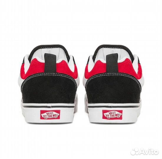 Кеды Vans Knu Skool 'Black Red'