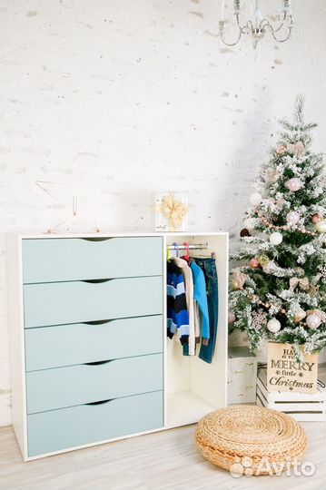 Комод 5 ящиков со штангой