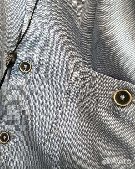 Рубашка голубая (92- 122)