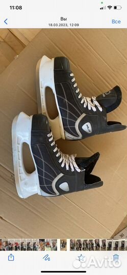 Коньки хоккейные 44размер