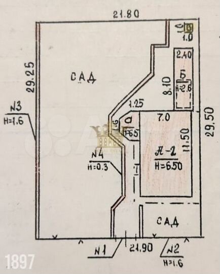 Дом 130 м² на участке 6 сот.