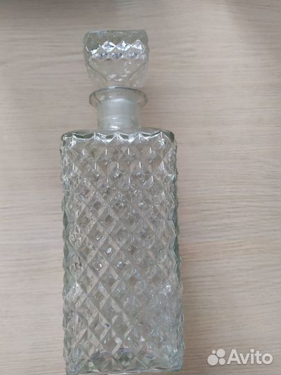 Графин и стаканы хрустальные, Богемия