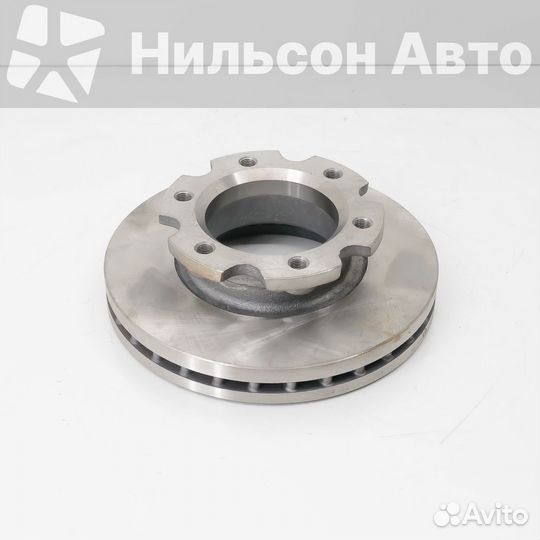 Диск тормозной isuzu ELF, крепится 6 болтов, вид 2