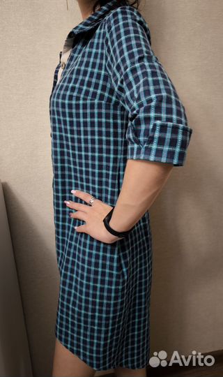 Платье женское в клетку
