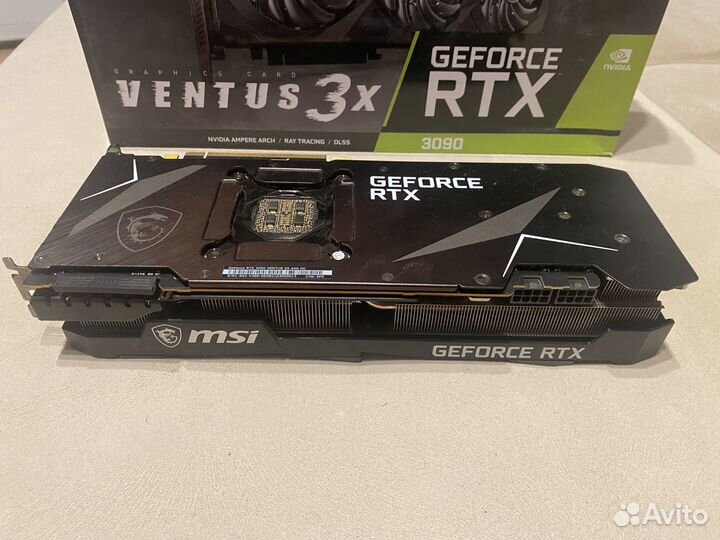 Видеокарта MSI GeForce RTX 3090 ventus 3X