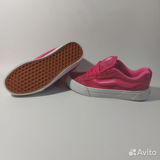 Кеды Vans дутыши розовые