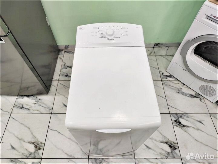 Машина с вертикальной загрузкой бу Whirlpool