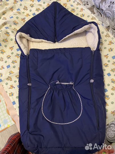 Меховой конверт на овчине