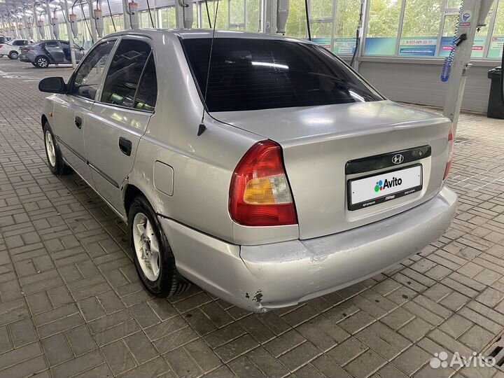 Hyundai Accent 1.5 МТ, 2006, 148 000 км