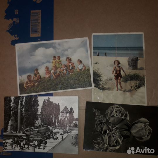 Лот иностранных открыток 1950-70х ГДР, Польша Болг