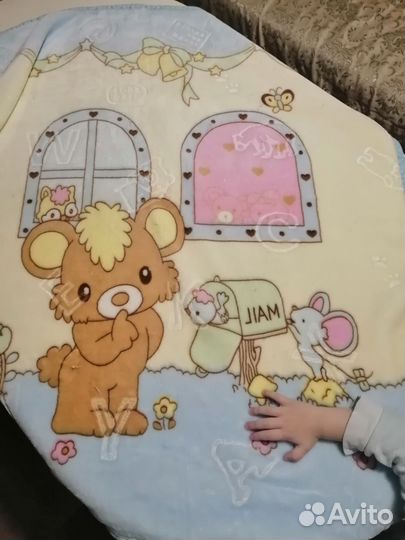 Плед для малыша детский пледик