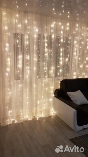 Гирлянды шторы все размеры