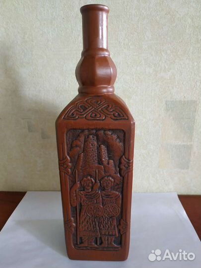 Бутылка для вина, керамика