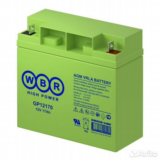 Аккумуляторная батарея WBR GP 12170 оптом