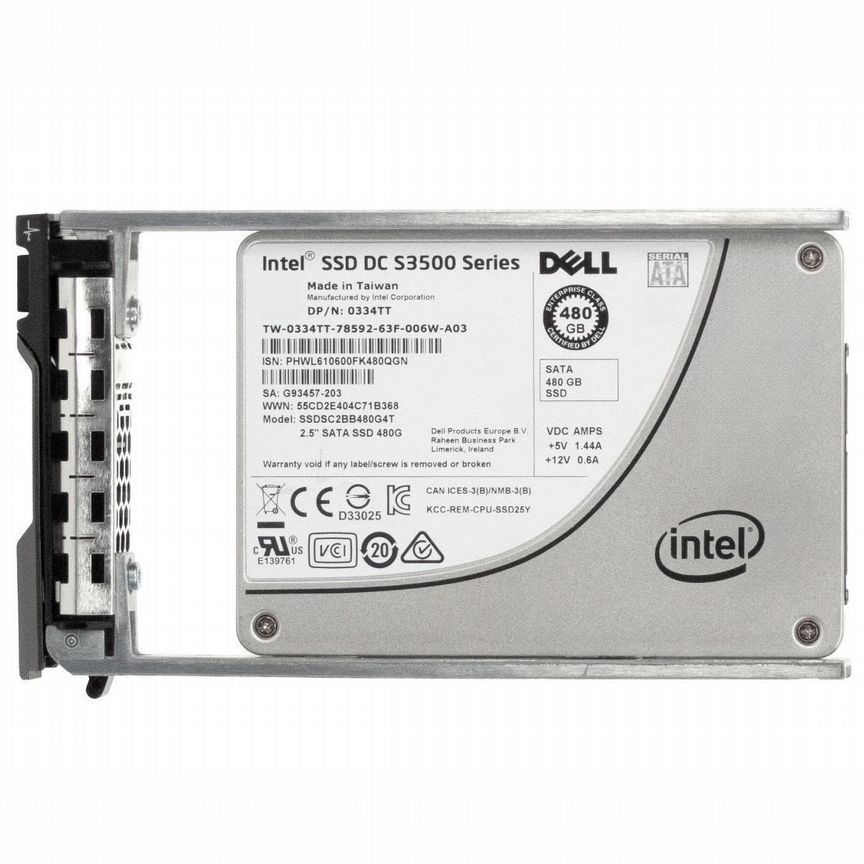 [334TT] Жесткий Диск Dell 480gb Sata3 2,5" Ssd 334tt