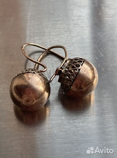Серьги золотые 583 проба.ссср