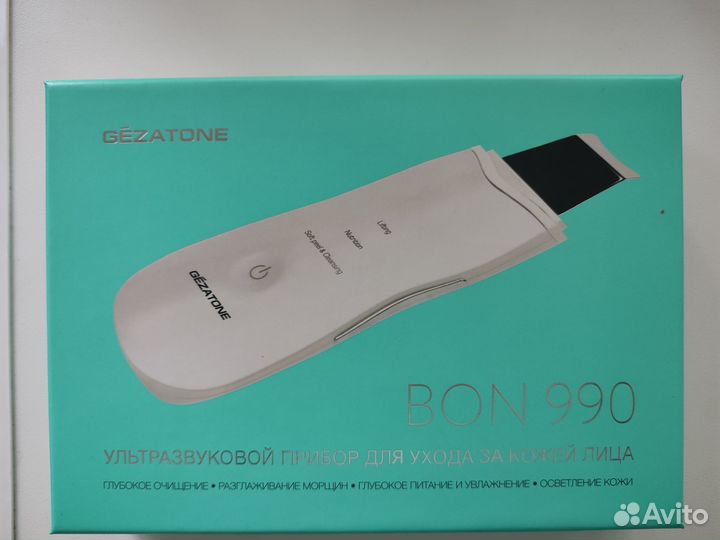 Аппарат для УЗ чистки лица Gezatone Б/у