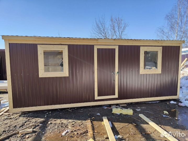Бытовка вагончик с надежной крышей, всегда в наличии