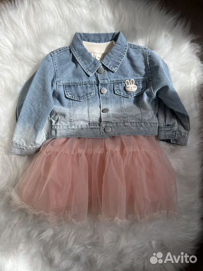 Джинсовка и платье для девочки