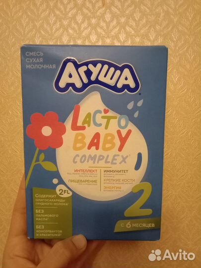 Сухая смесь агуша 2