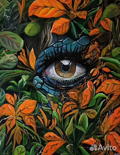 Картина маслом на холсте большая