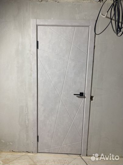 Дверь межкомнатная Геометрия Бетон