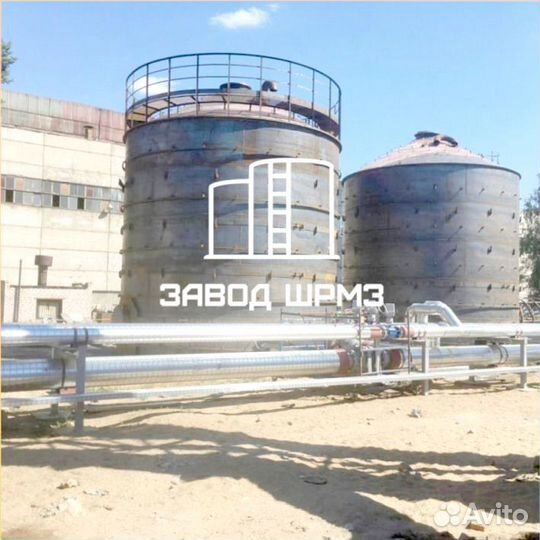 Резервуар вертикальный стальной 700 кубов