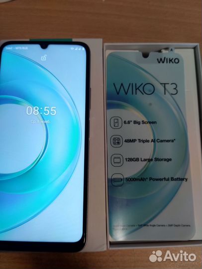 Wiko T3, 4/128 ГБ