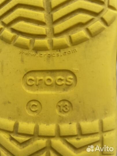 Сланцы детские crocs размер С13