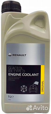 Антифриз Renault Glaceol RX Type D (1л, готовый) купить в Санкт ...