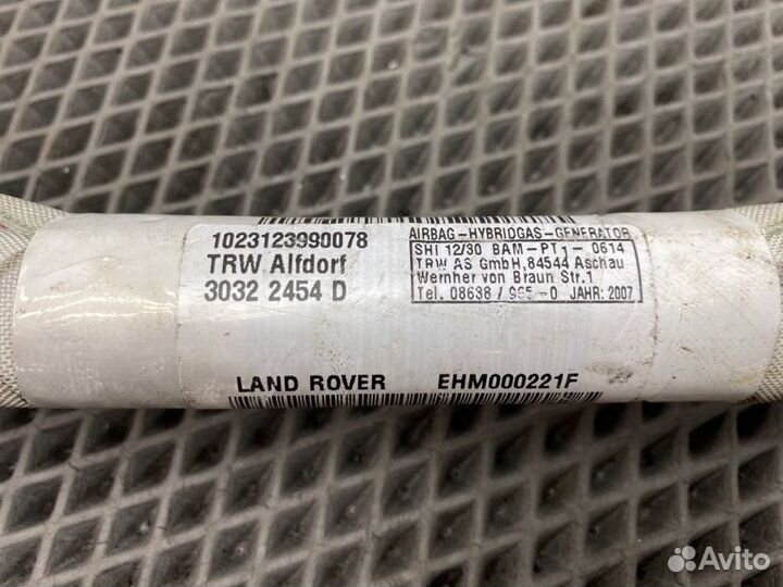 Подушка безопасности (шторка) правая Range Rover 3