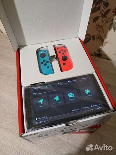 Nintendo switch oled прошитая 256гб