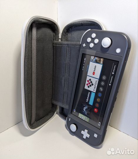 Nintendo switch lite прошитая 96гб