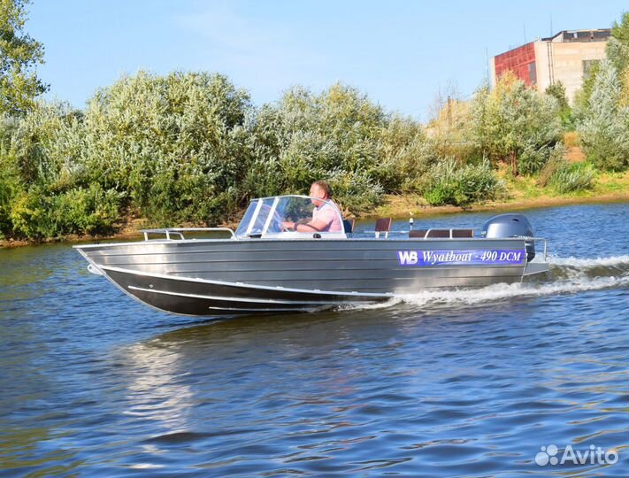 Новая моторная лодка Wyatboat 490 dcm в наличии