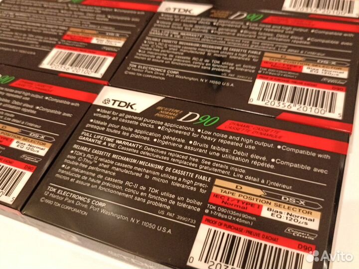 Аудиокассета TDK D90