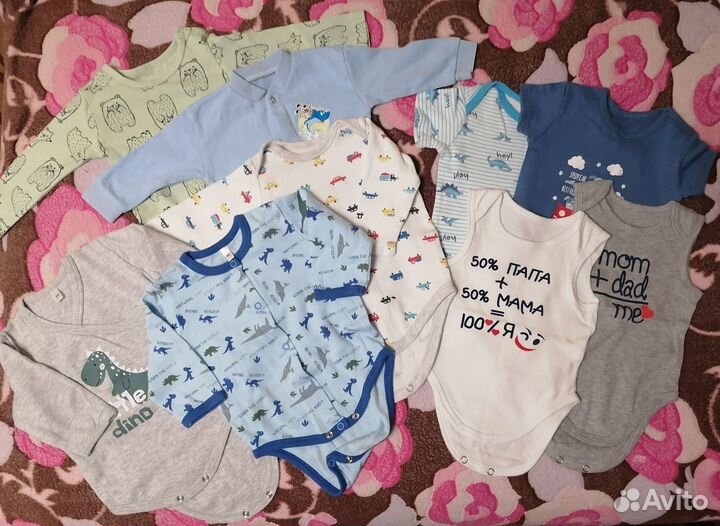 Боди для мальчика 68