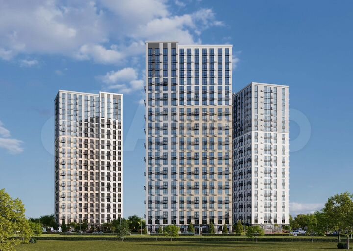 1-к. квартира, 34,4 м², 22/25 эт.