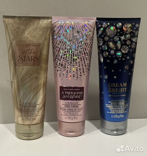 Мист, крем, лосьон, гель Bath and body works