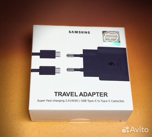 Быстрая зарядка samsung 45 w