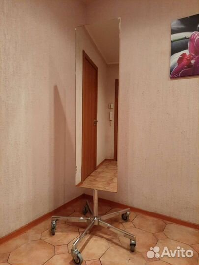 Зеркало напольное на колесах (Швеция)