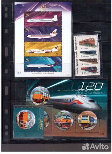 Блоки и марки Таиланда 02