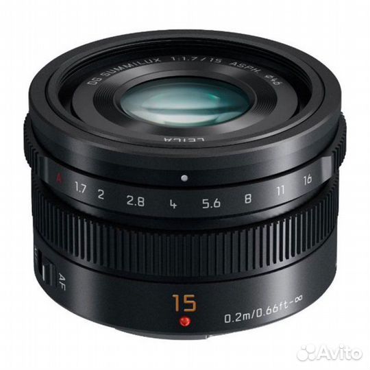 Panasonic summilux 15 MM F1.7 asph DG black