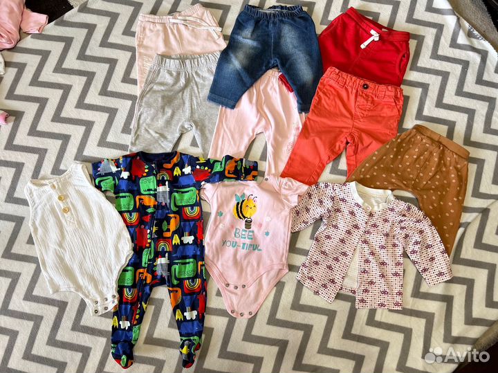 Вещи пакетом на девочку 68