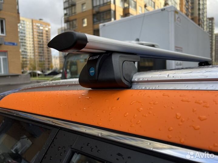 Багажник на крышу интегрированные рейлинги Inter