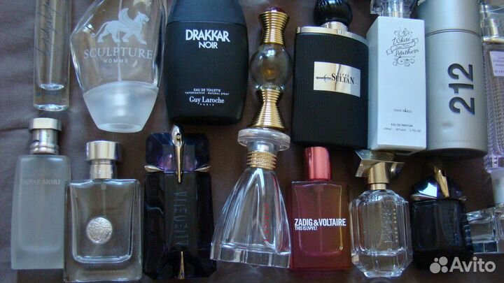 Пустые флаконы из под оригинального парфюма