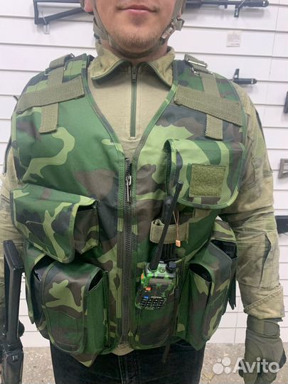 Тактическая Разгрузка Олива 8 Магазинов+Гранатники