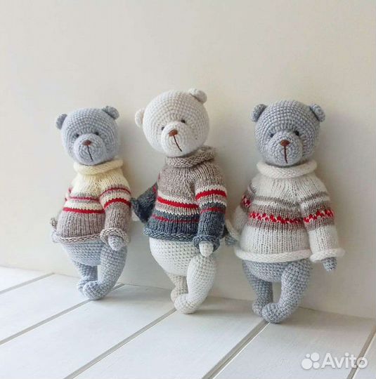 Вязаные игрушки. Мишка Тедди