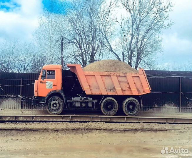 Песок строительный с доставкой